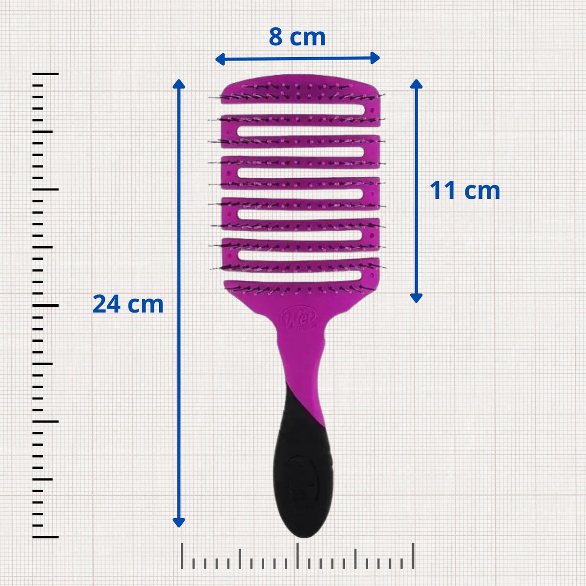 Szczotka do włosów Wet Brush Paddle Professional Fioletowa