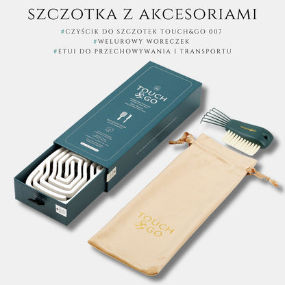 Szczotka do włosów Touch&amp;Go 909 - biała - limited edition