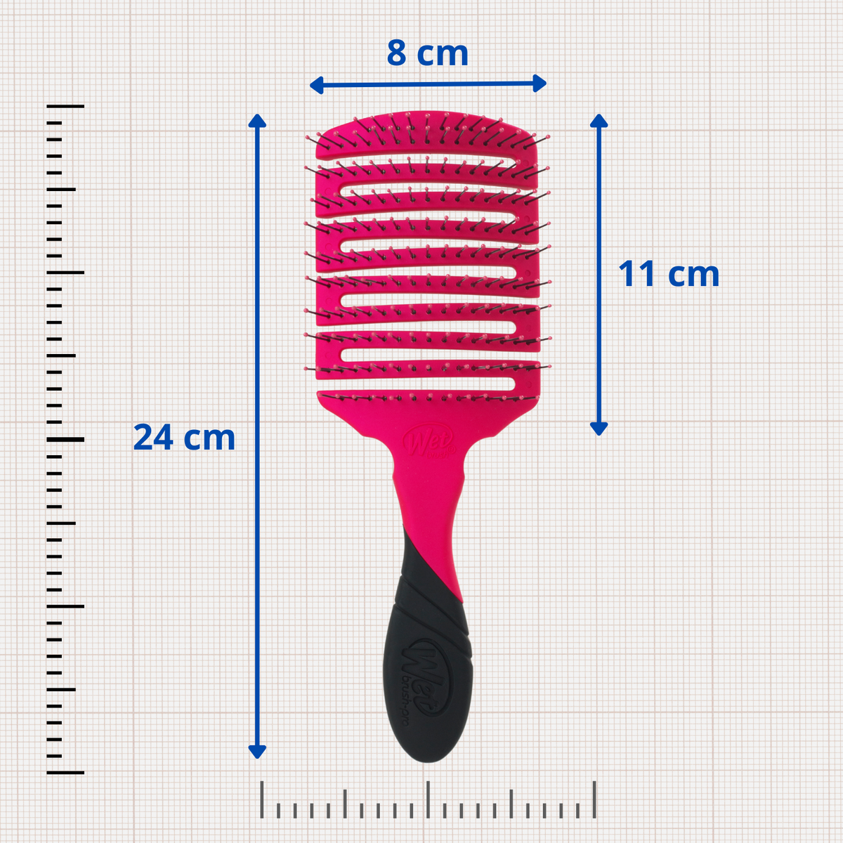 Szczotka do włosów Wet Brush Paddle Professional Różowa