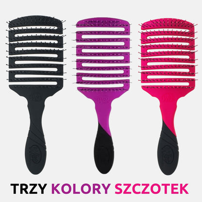 Szczotka do włosów Wet Brush Paddle Professional Czarna