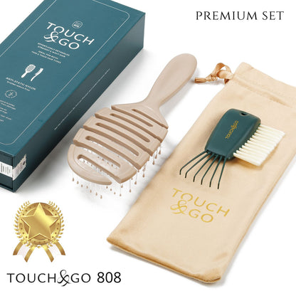 Szczotka do włosów Touch&amp;Go 808 - beżowa
