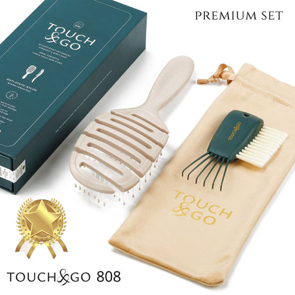 Szczotka do włosów Touch&amp;Go 808 - kremowa